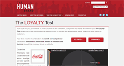 Desktop Screenshot of loyaltytest.com