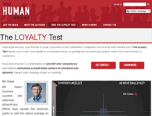 Tablet Screenshot of loyaltytest.com